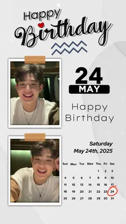 24 MAY BIRTHDAY