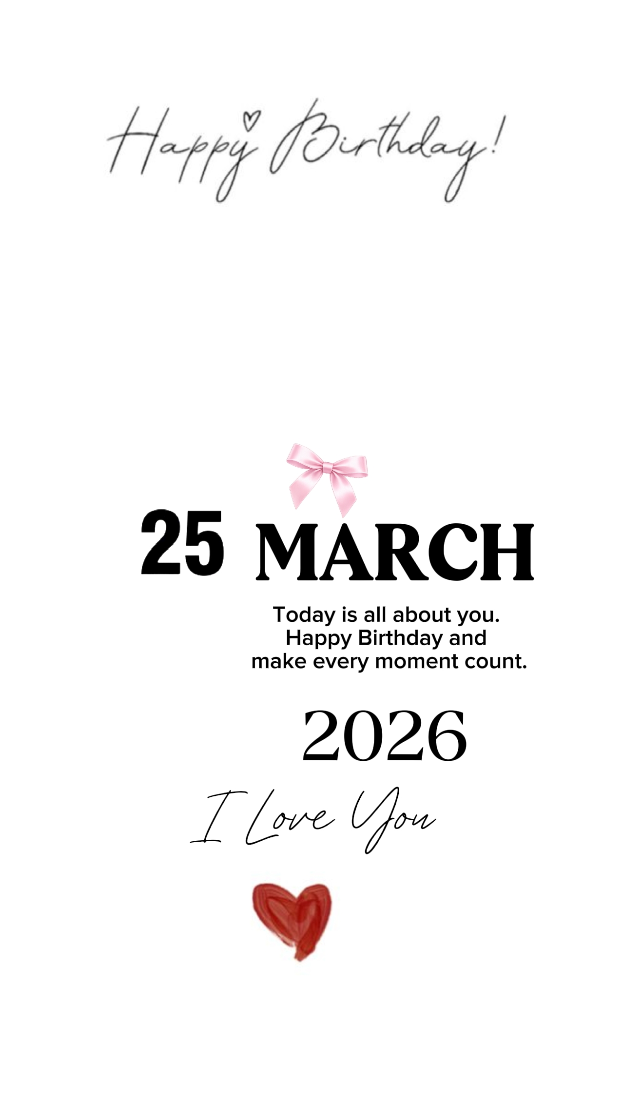 ANNIVERSAIRE 25 MARS