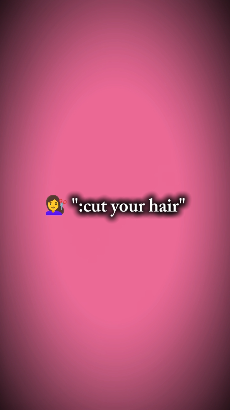 CUT YOUR HAIR
