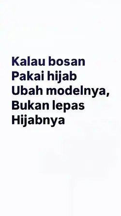 KALAU BOSAN PAKAI