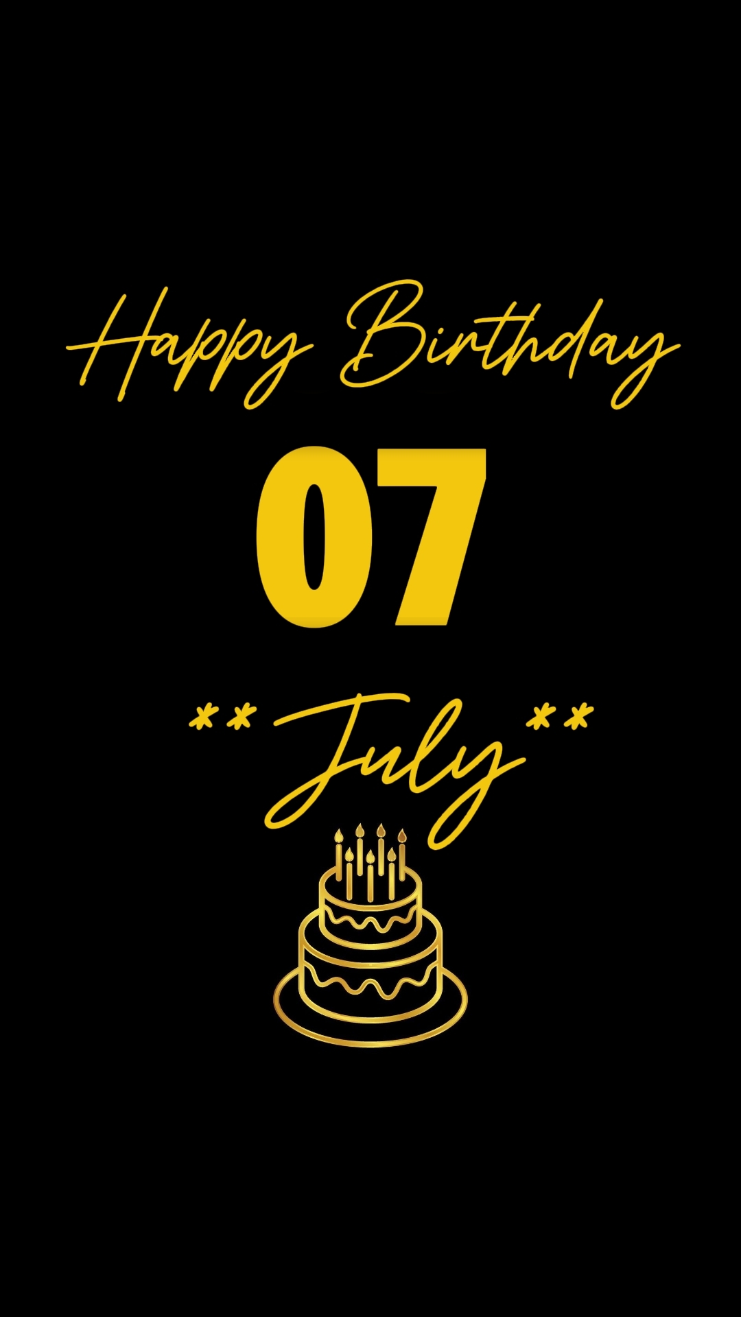 Cumpleaños 7 de julio