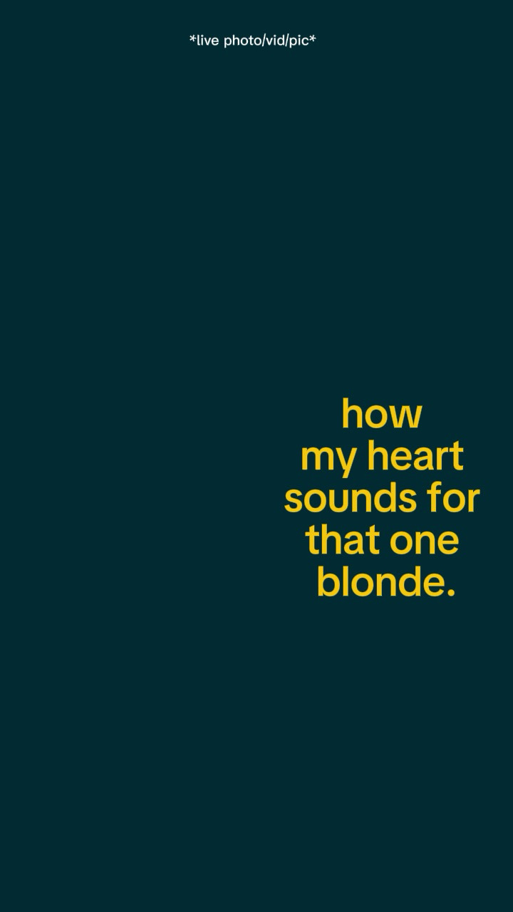 My heart sounds 