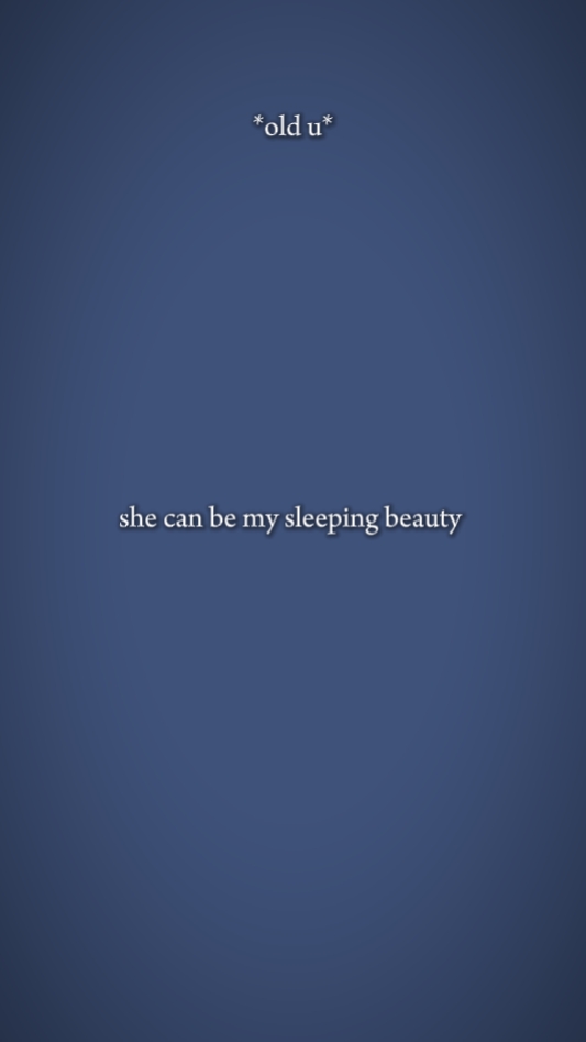 ma belle endormie 