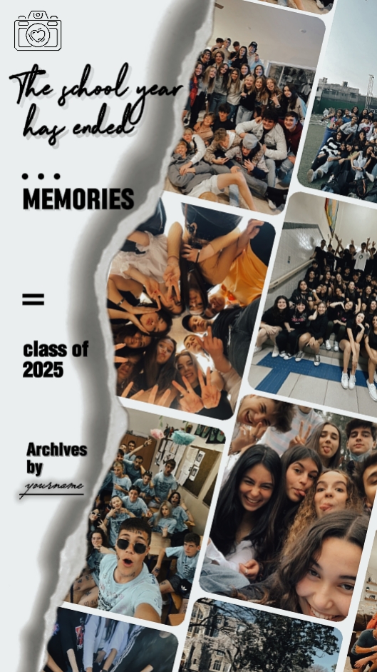 La escuela ha terminado.
