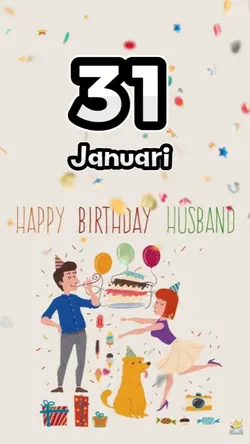 hbd husband 31 Janua