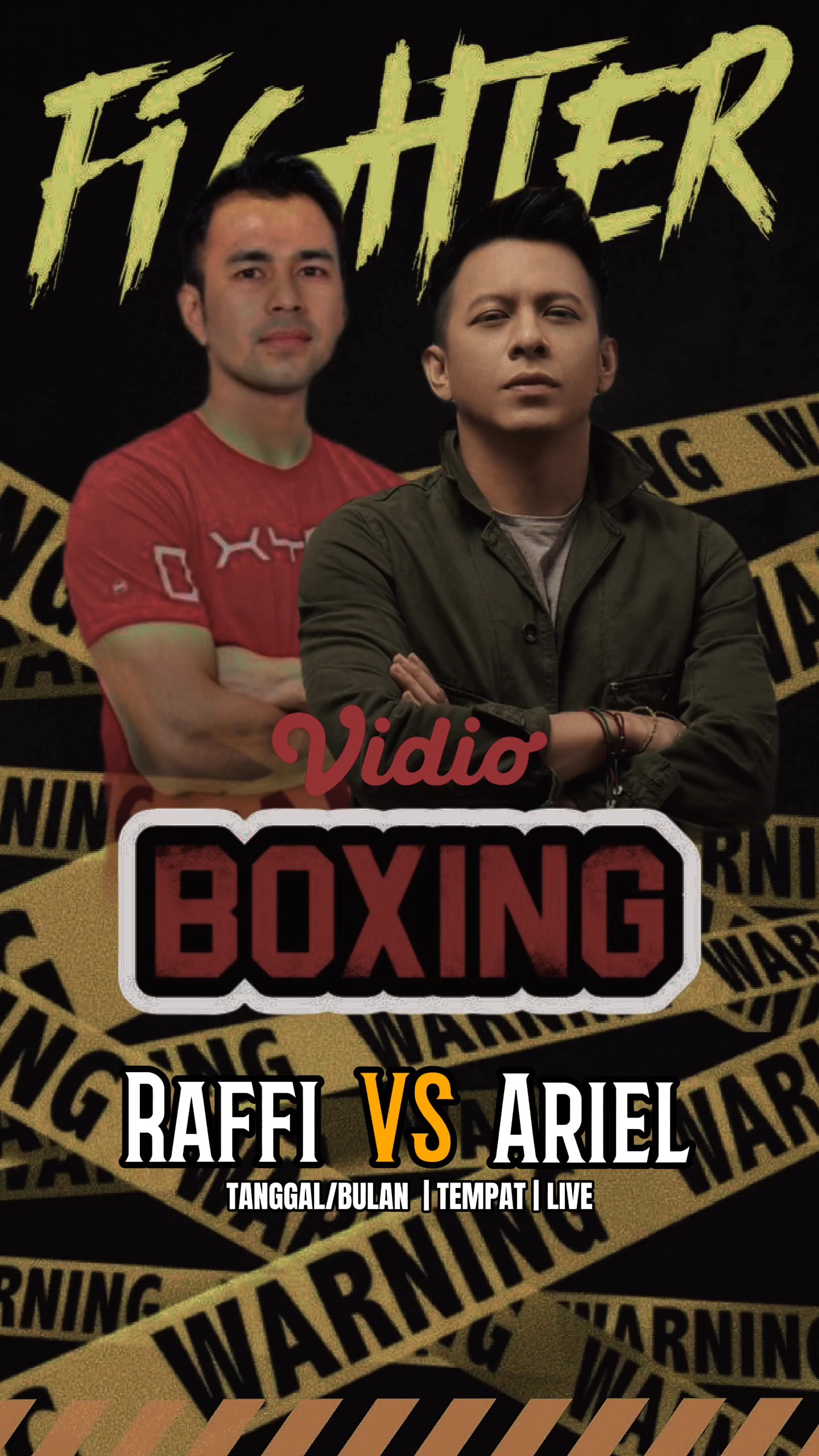 affiche boxe virale
