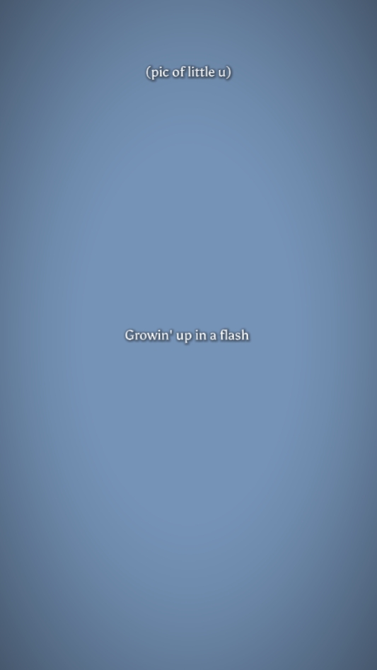 Growin up in a flash