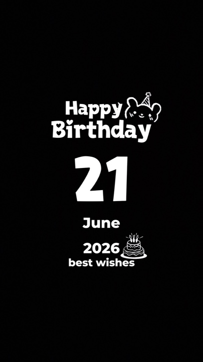  Feliz Aniversário