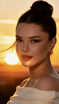 Sunset portrait