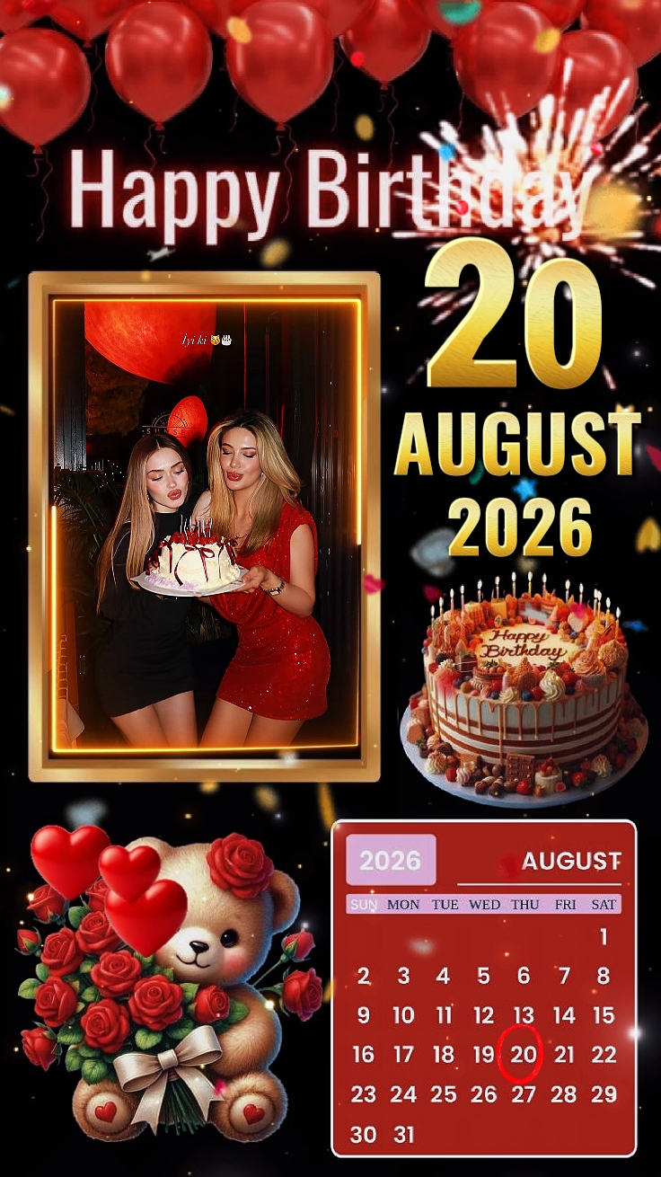 HBD 20 August 2026
