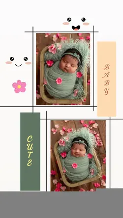 2 pics cute baby 