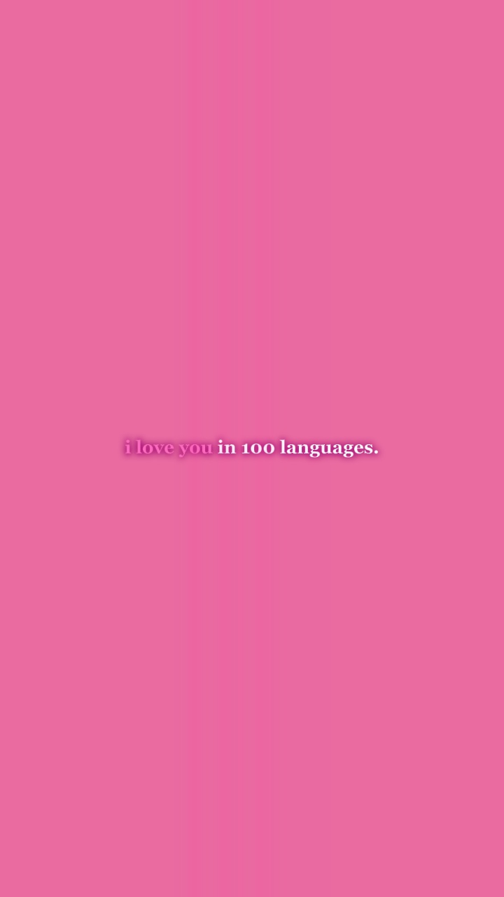 ily en 100 langues
