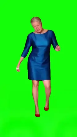 Clinton Walking Meme