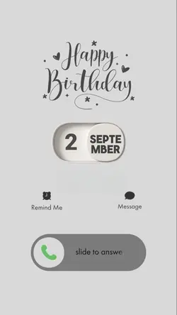 BIRTHDAY 2 SEPTEMBER