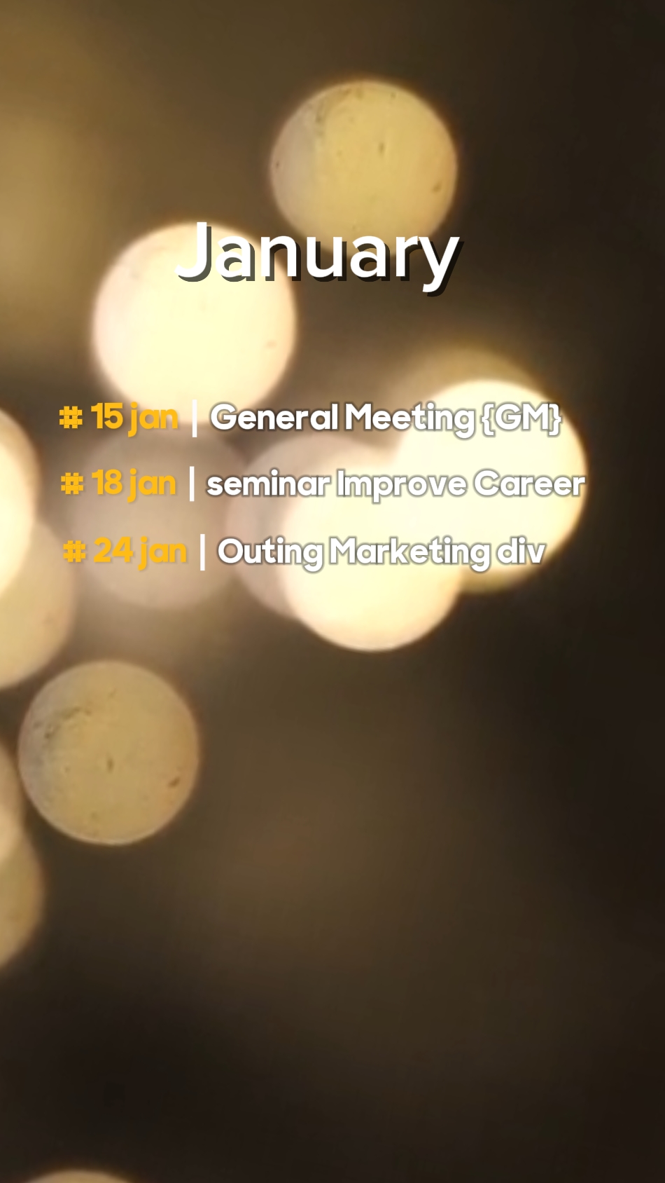 Acara Calender