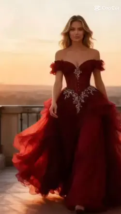 red dress
