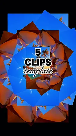 5 clips template 