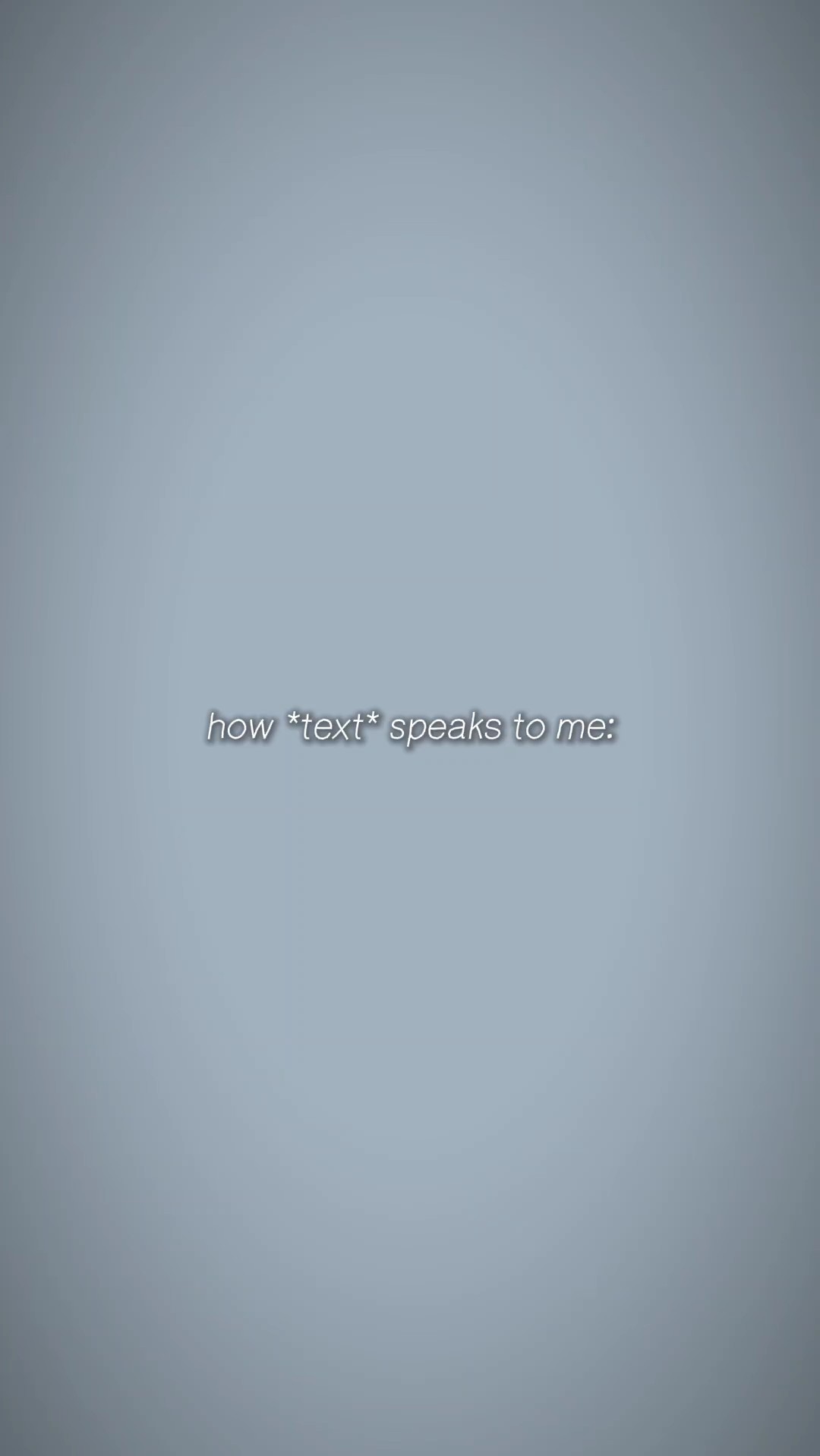speaks to me