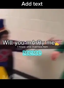 Marry me meme