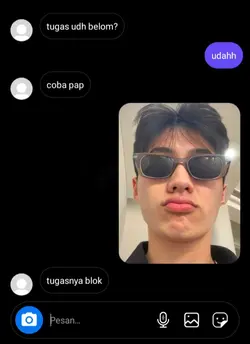 tugasnya udh blm?