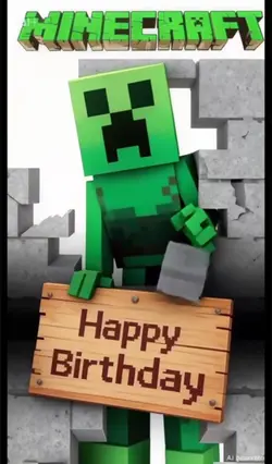 Minecraft Birthday 