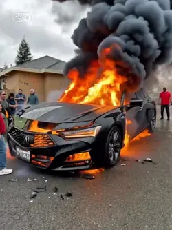 Car explosion