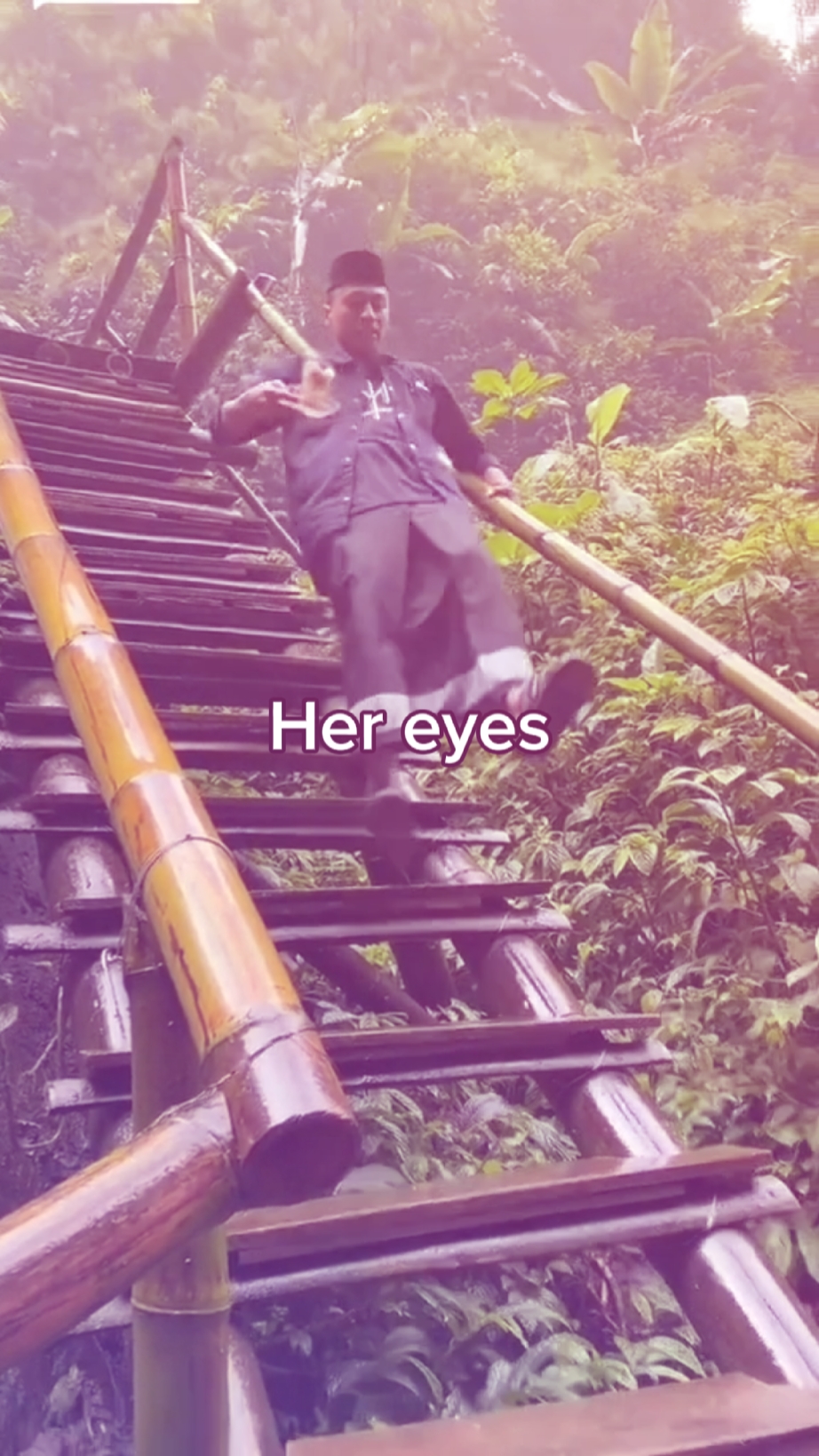 她 