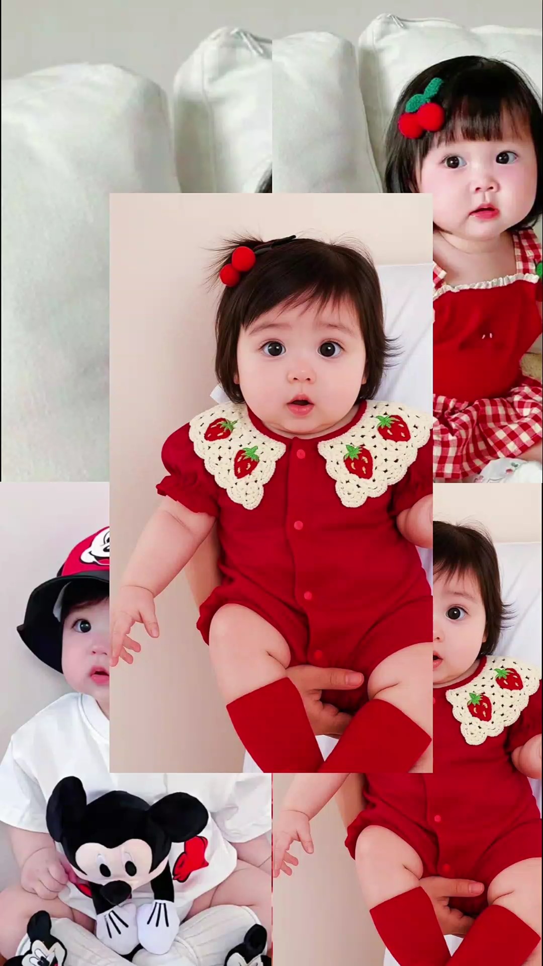 Modelo de bebê fofo