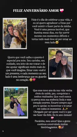 Parabéns amor