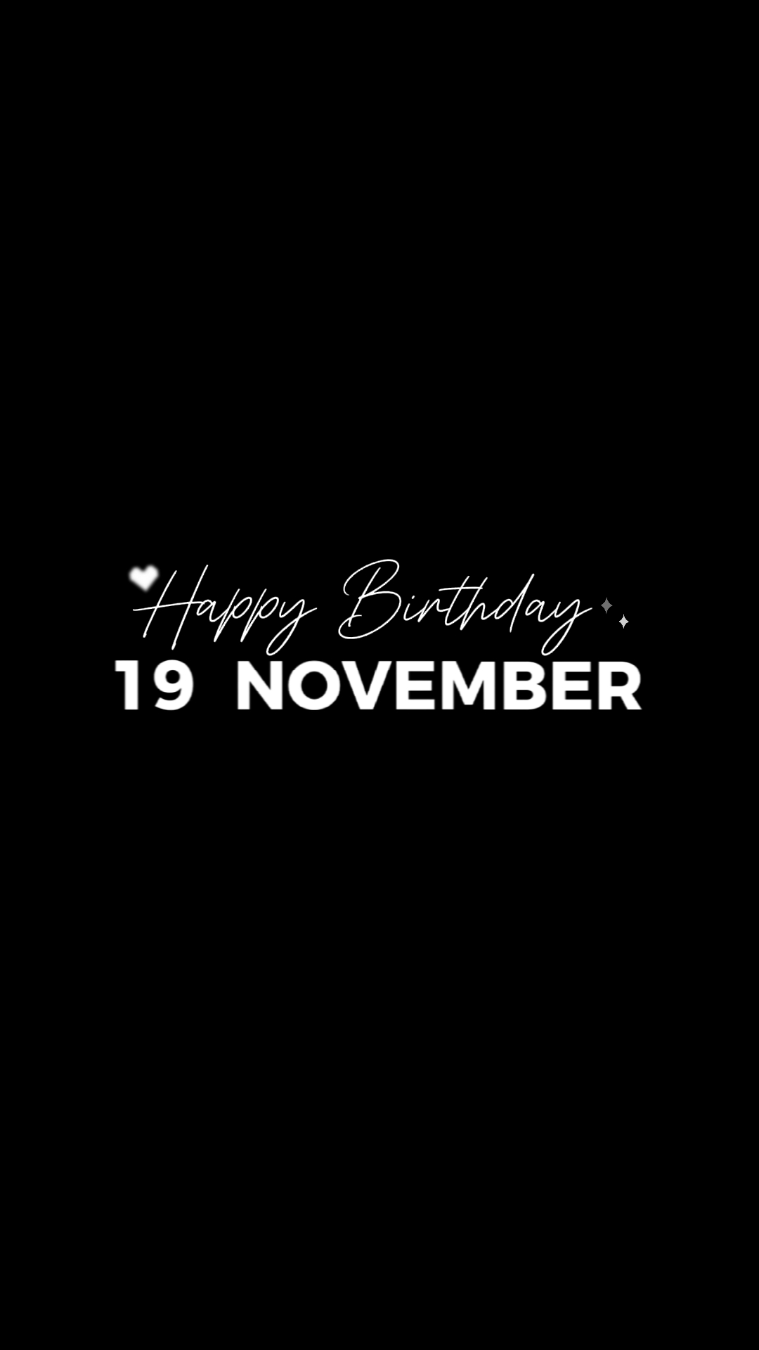 19 NOVEMBER BIRTHDAY