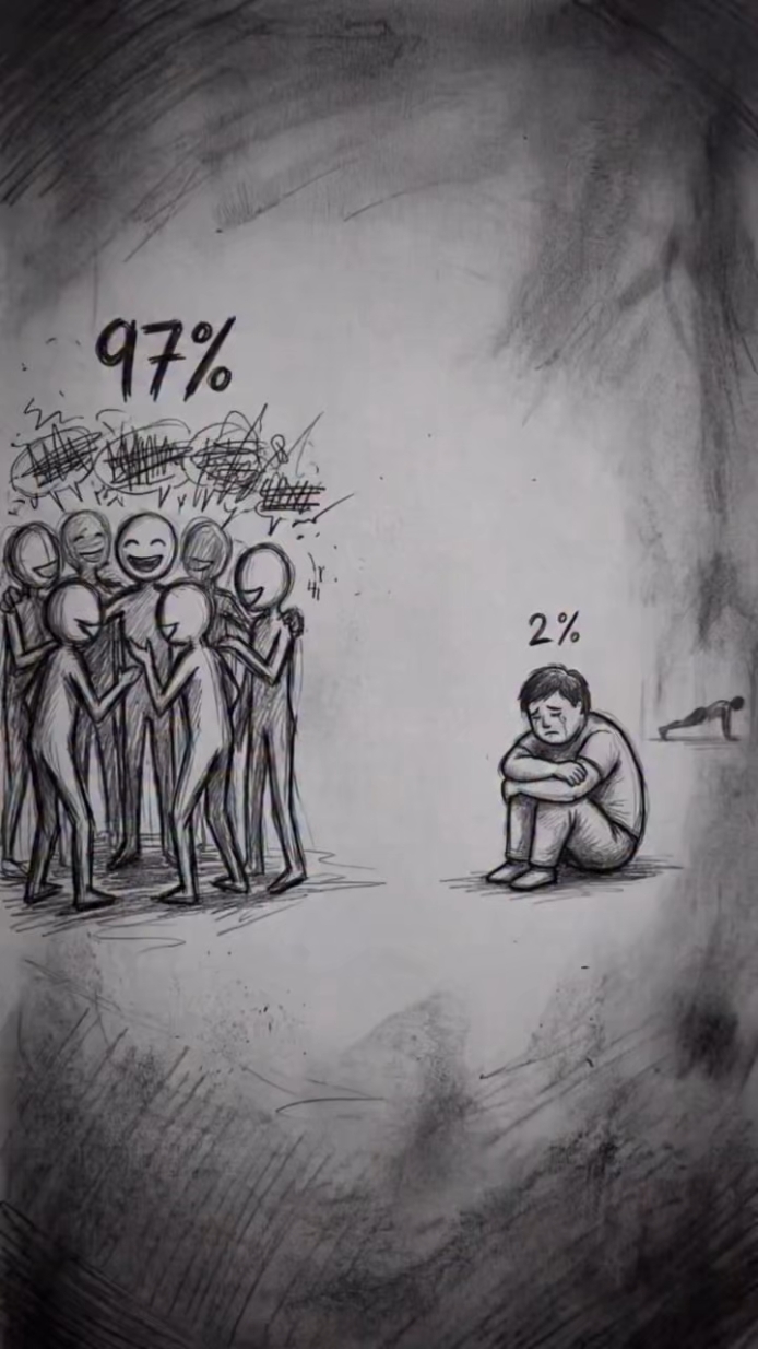 1 % de personnes 