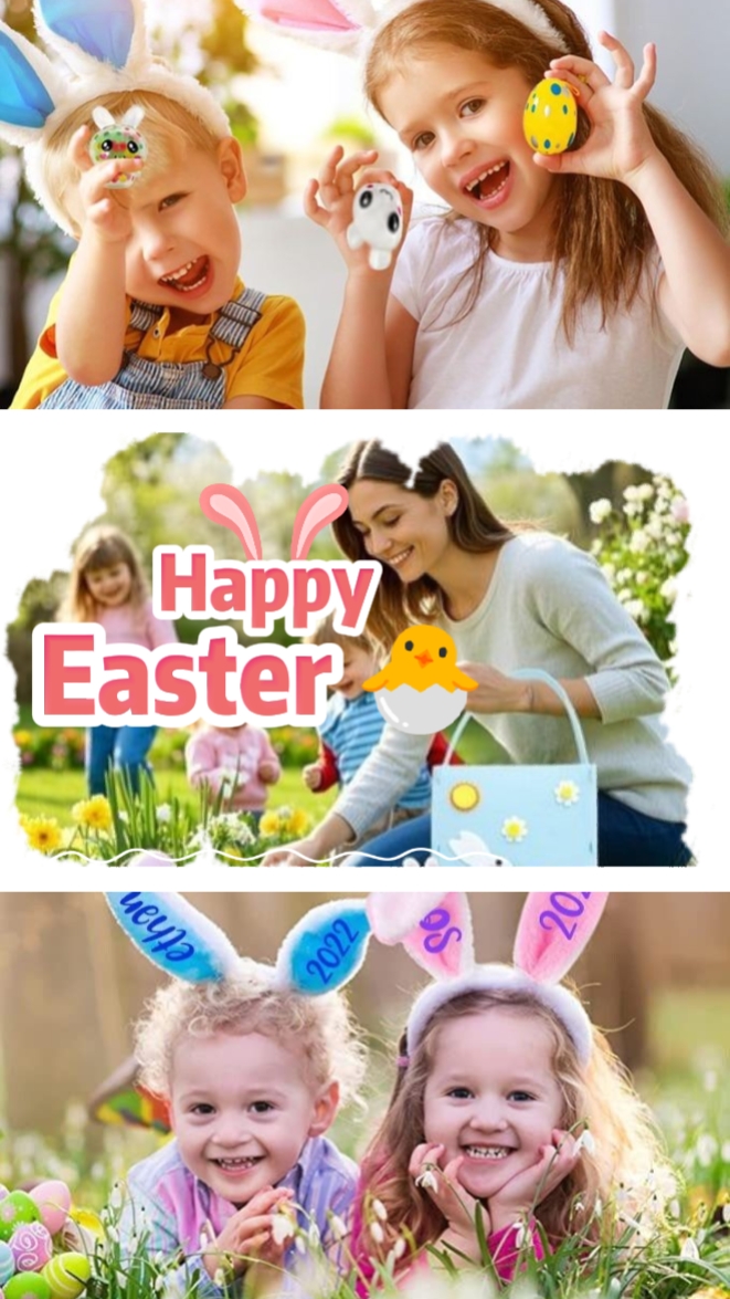 Búsqueda de huevos de Pascua.... 