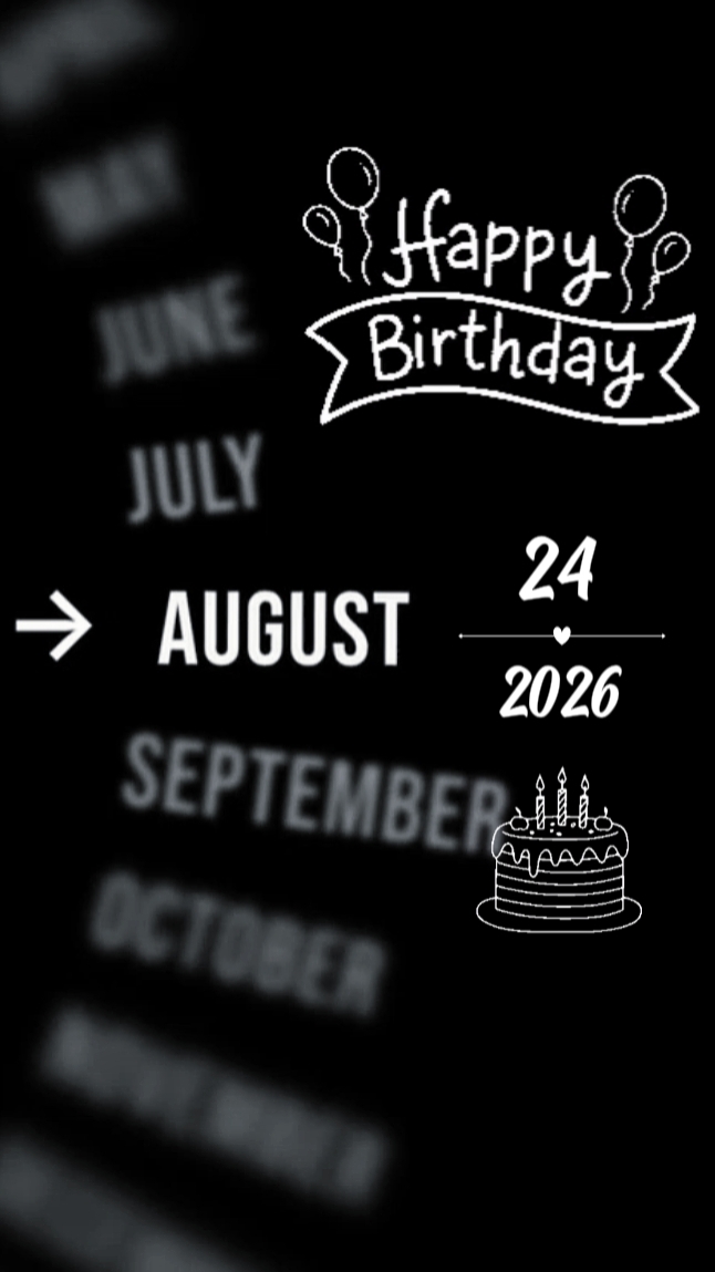  Aniversário de agosto