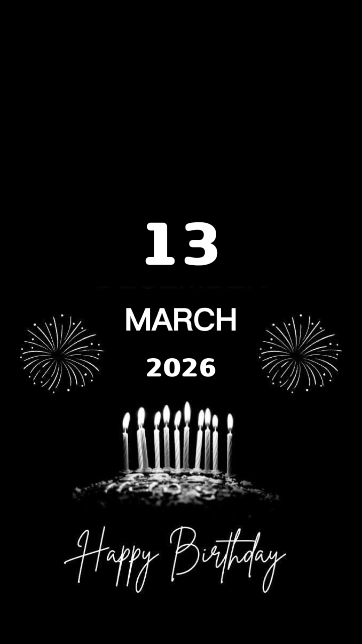 birthday 13 march