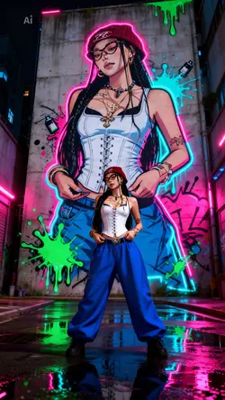 neon graffiti
