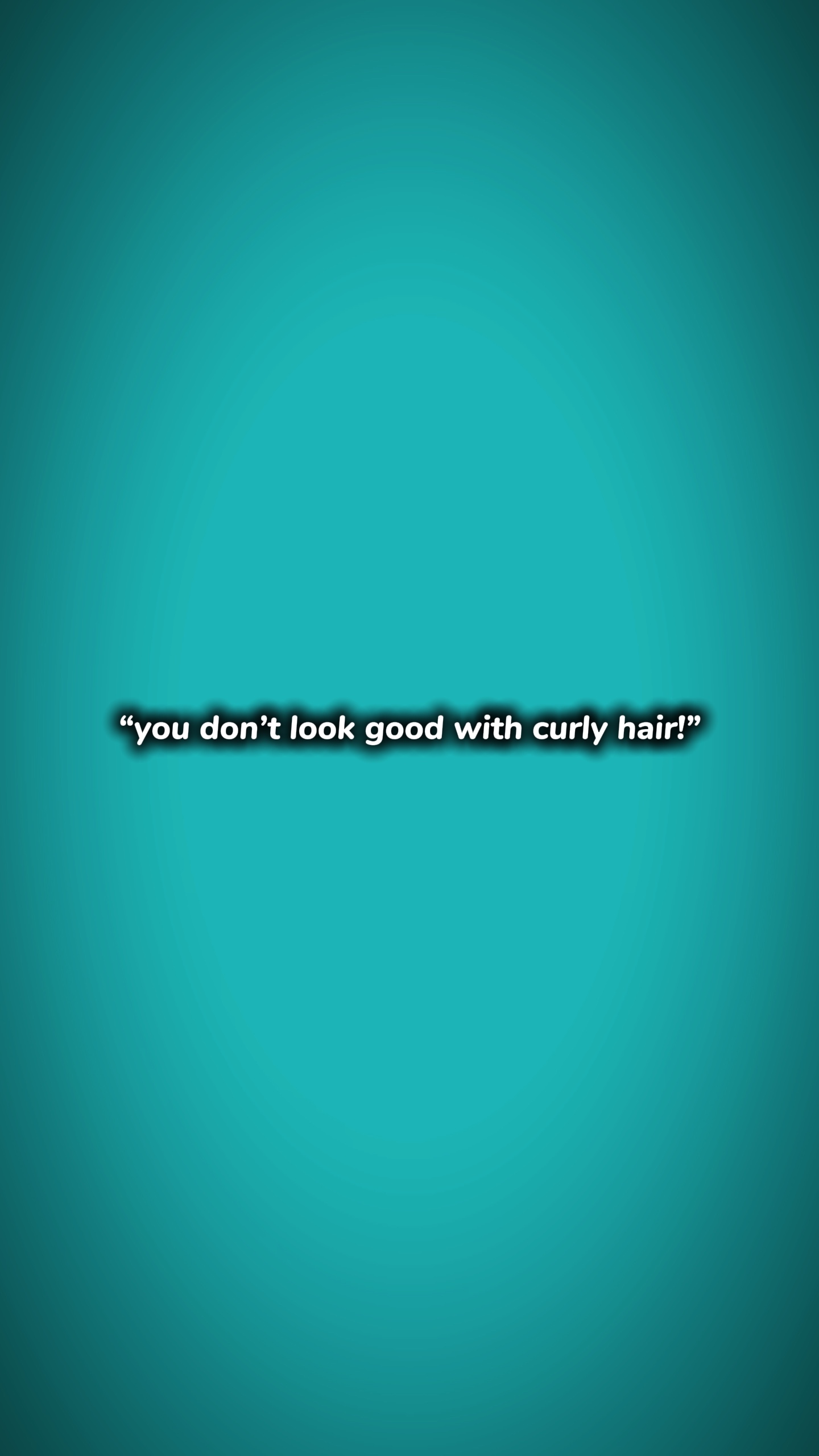 Curly hair