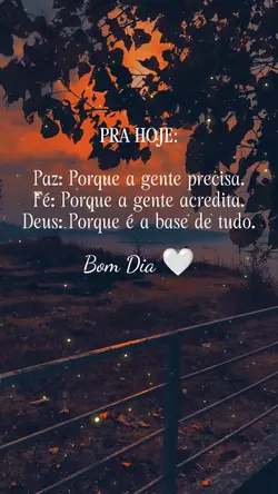 Bom dia Deus