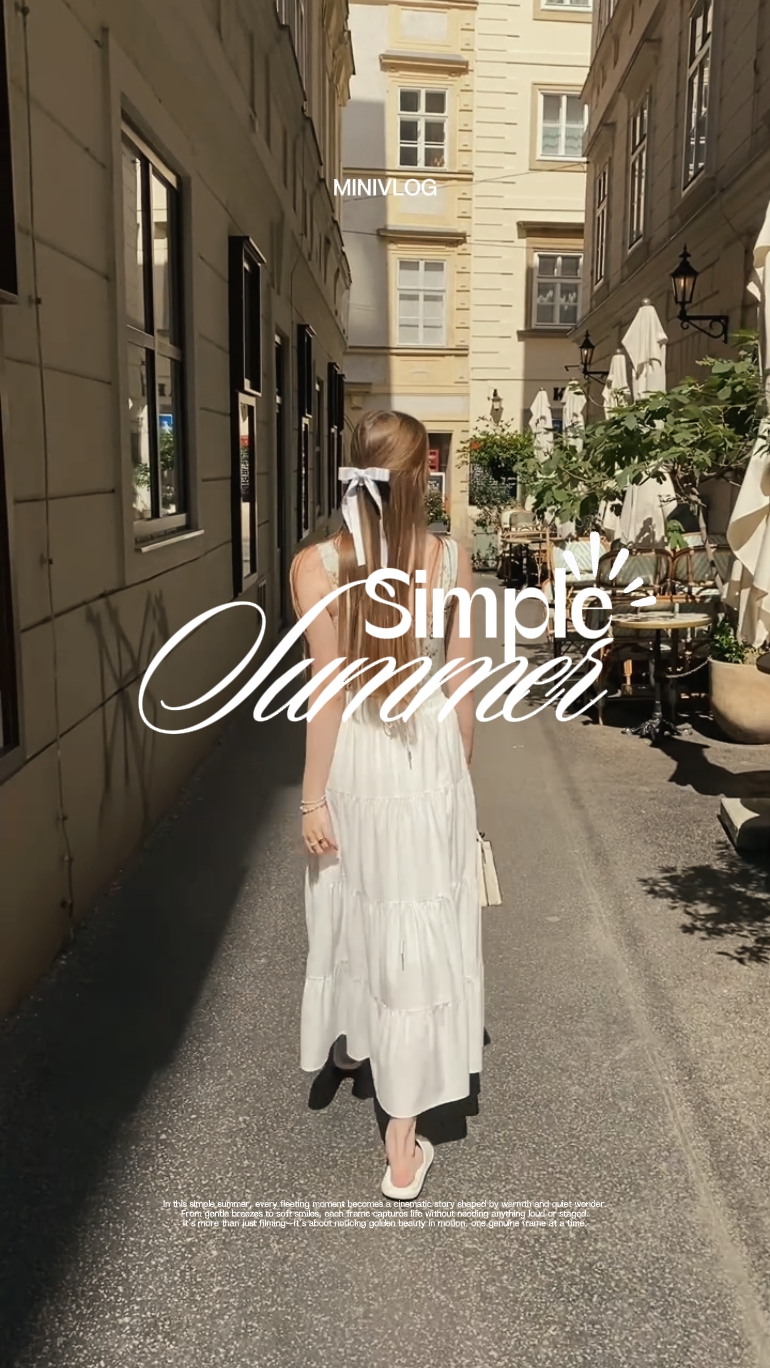 Vlog de verano simple