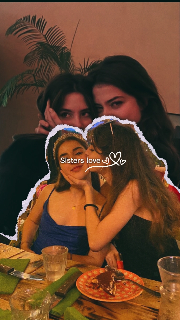 Sisters Love Cutout