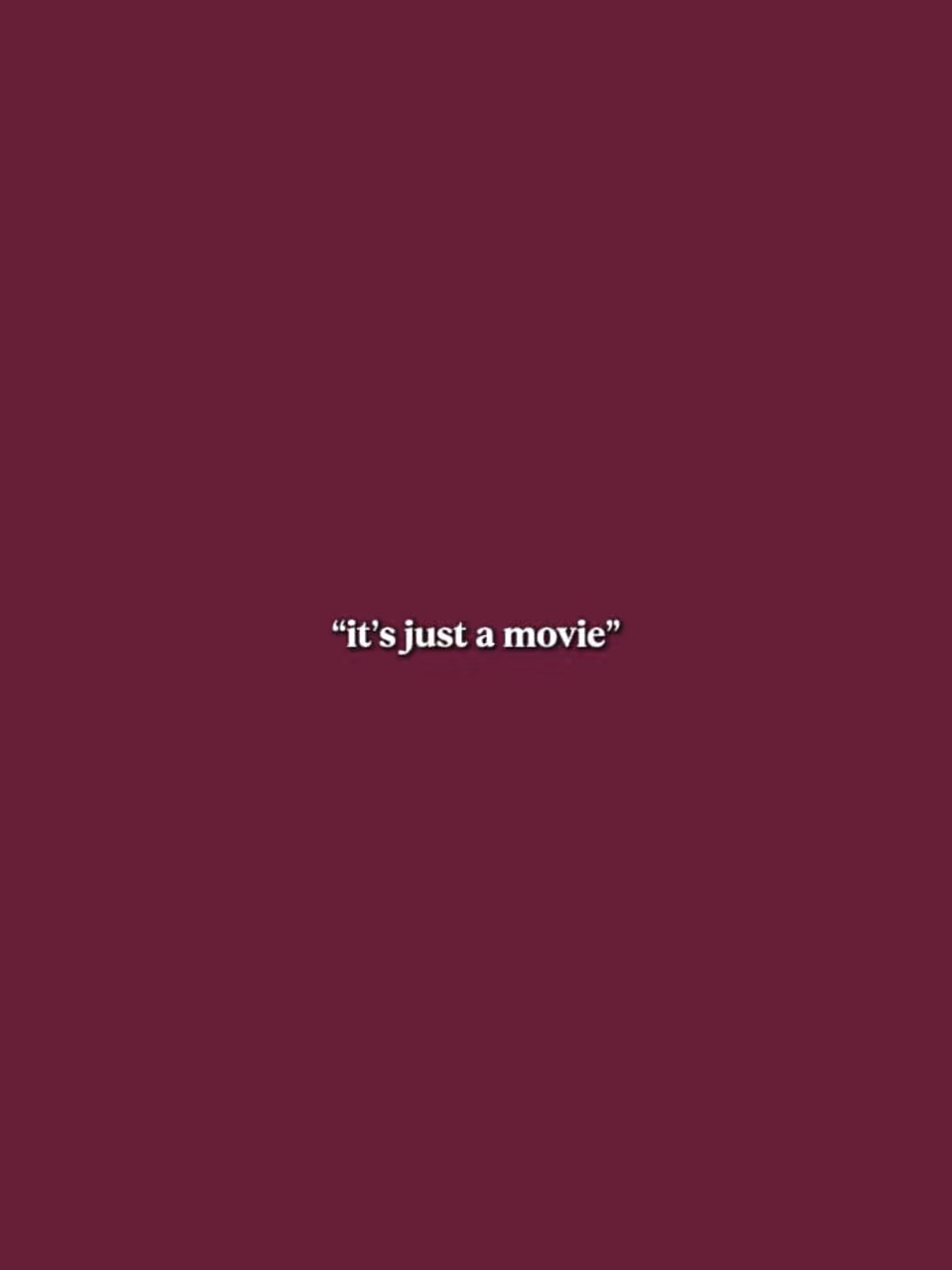 Es ist nur ein Film