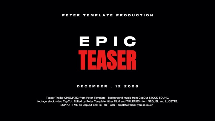 Epic Teaser Trailer