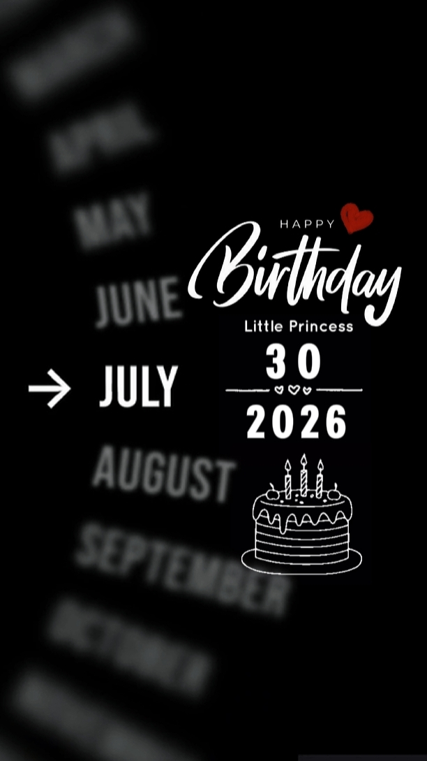 HBD PUTRI 30 JULI