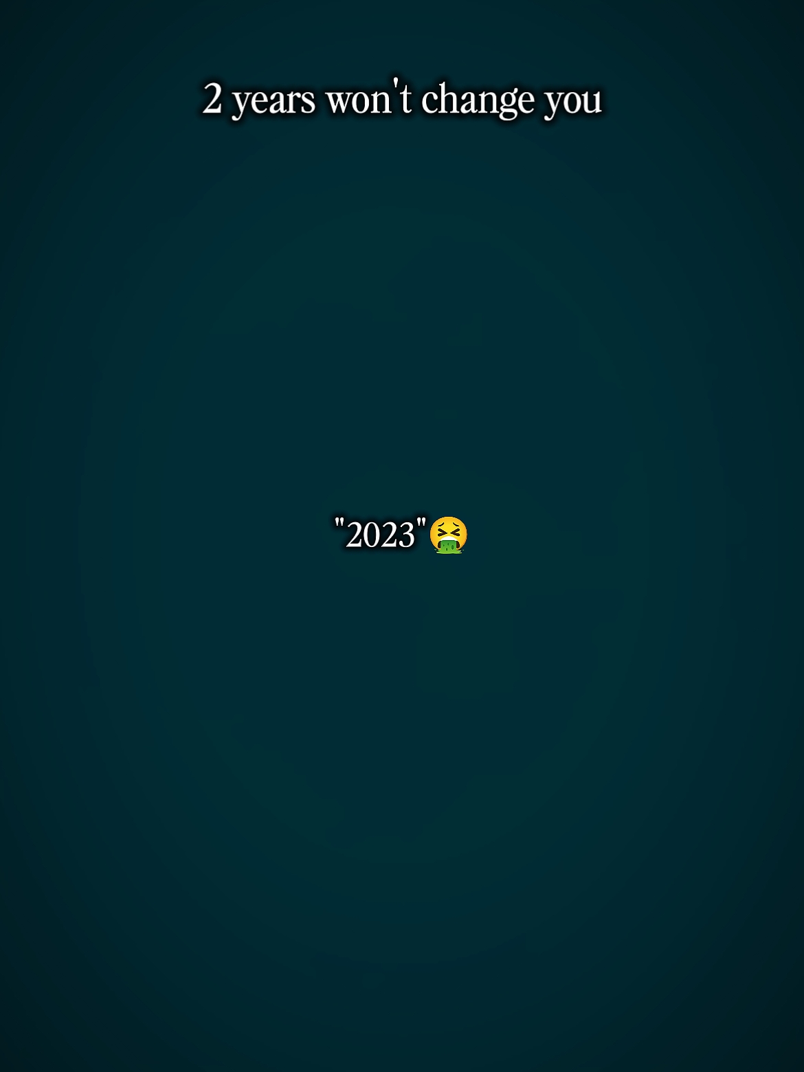 2 anos não vão mudar