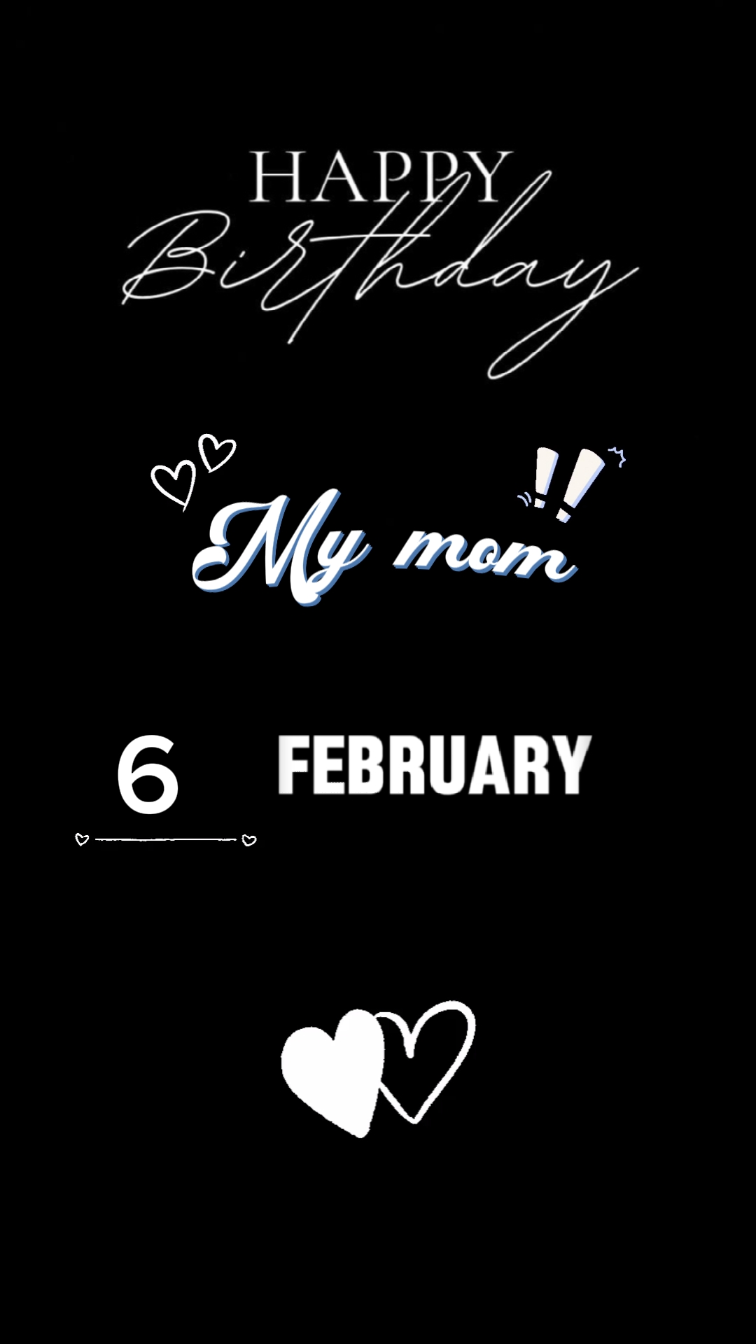 Hbd 6 février MyMom