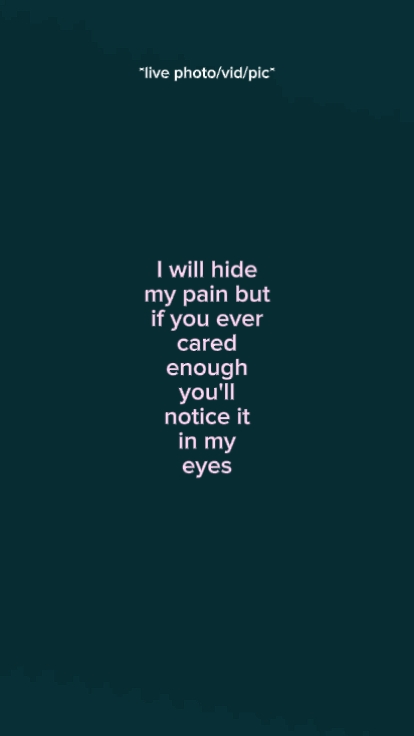 I will hide