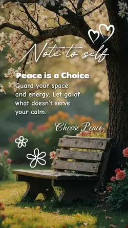 Peace is a Choice