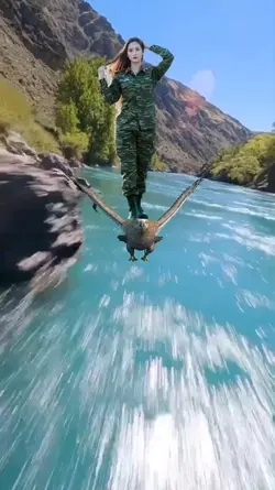 with eagle