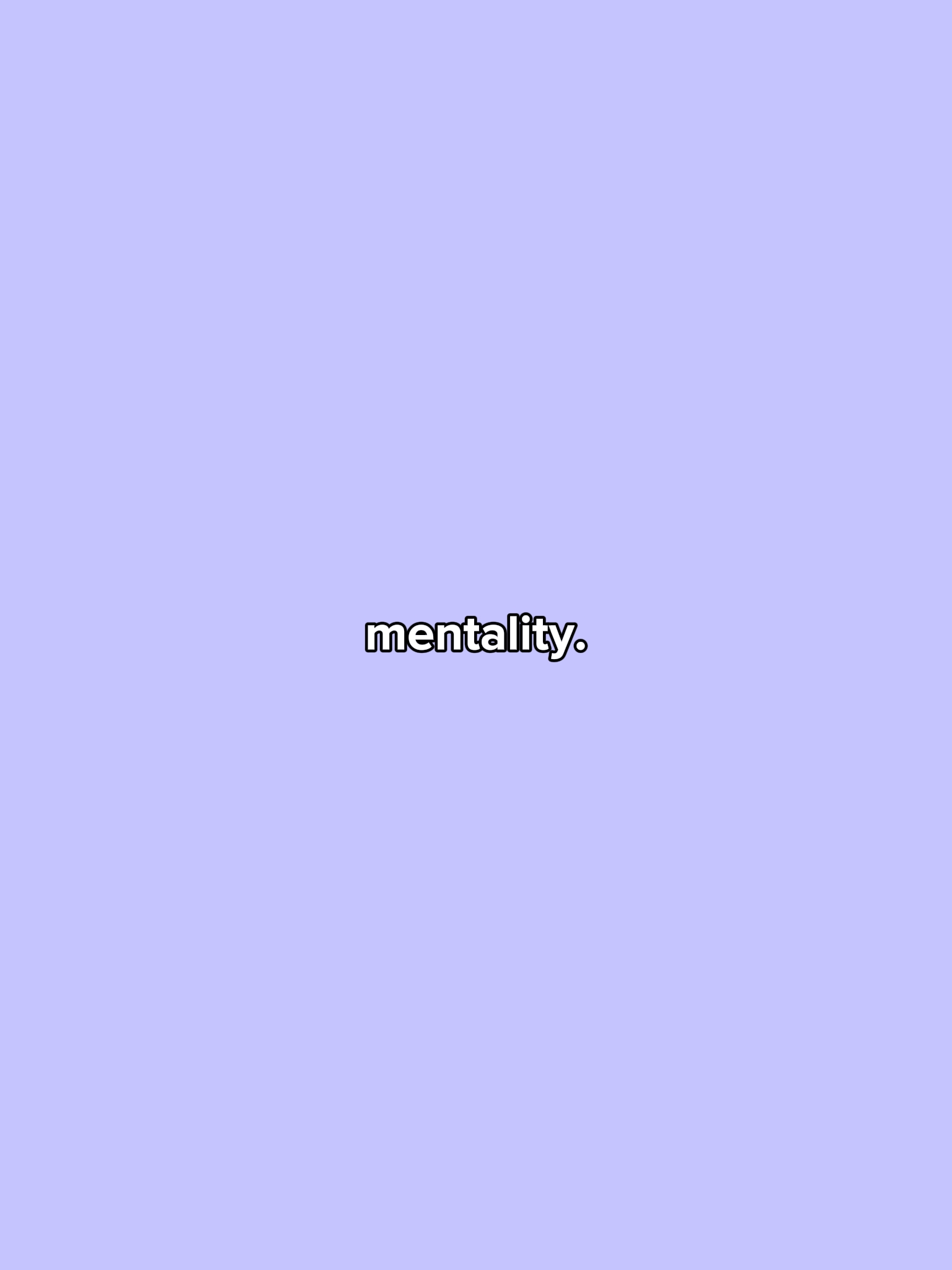 MENTALIDADE 