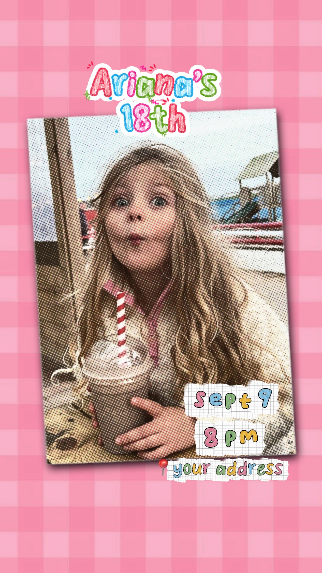 birthday invitation