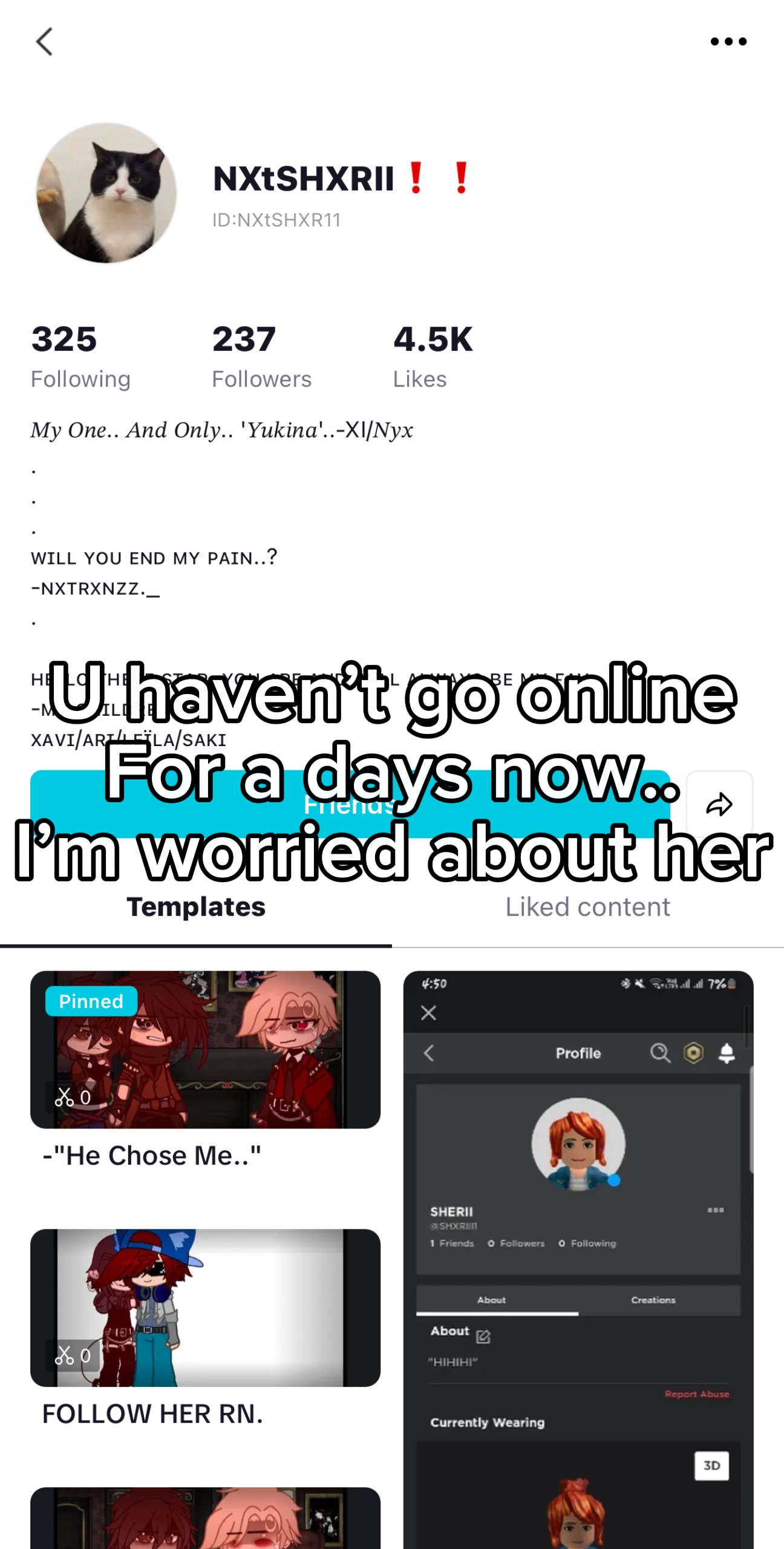 I’m worried about 